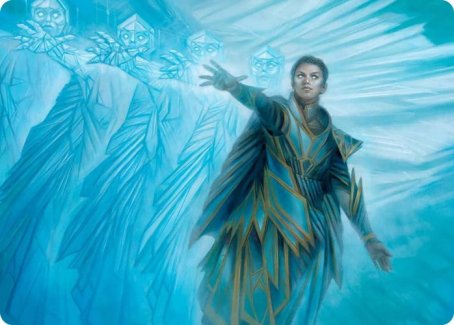 Image of Echoing Equation Art Card [Strixhaven: School of Mages Art Series]