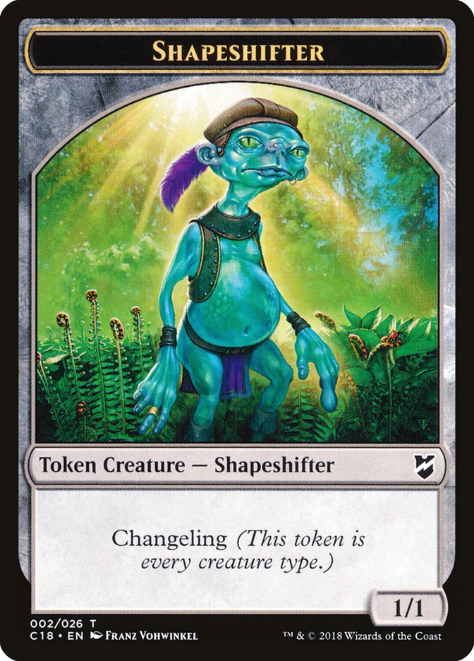 Image of Shapeshifter Token [Commander 2018 Tokens]