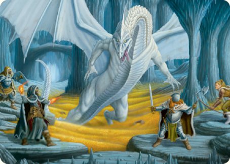 Image of Cave of the Frost Dragon Art Card [Dungeons & Dragons: Adventures in the Forgotten Realms Art Series]