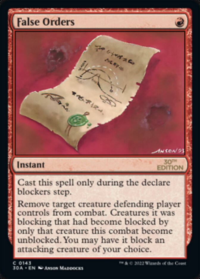 Image of False Orders [30th Anniversary Edition]