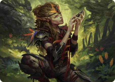 Image of Meria, Scholar of Antiquity Art Card [Dominaria United Art Series]