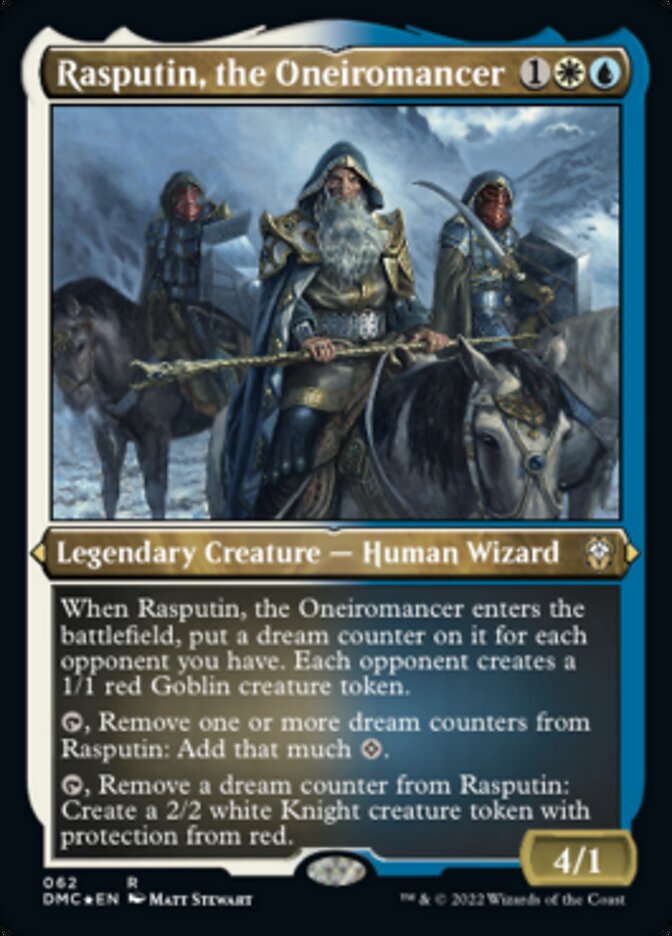 Image of Rasputin, the Oneiromancer (Foil Etched) [Dominaria United Commander]