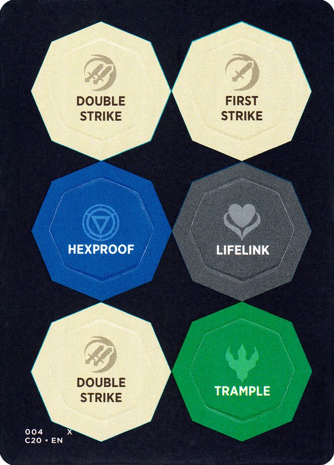 Image of Ability Punchcard (004) [Commander 2020 Tokens]