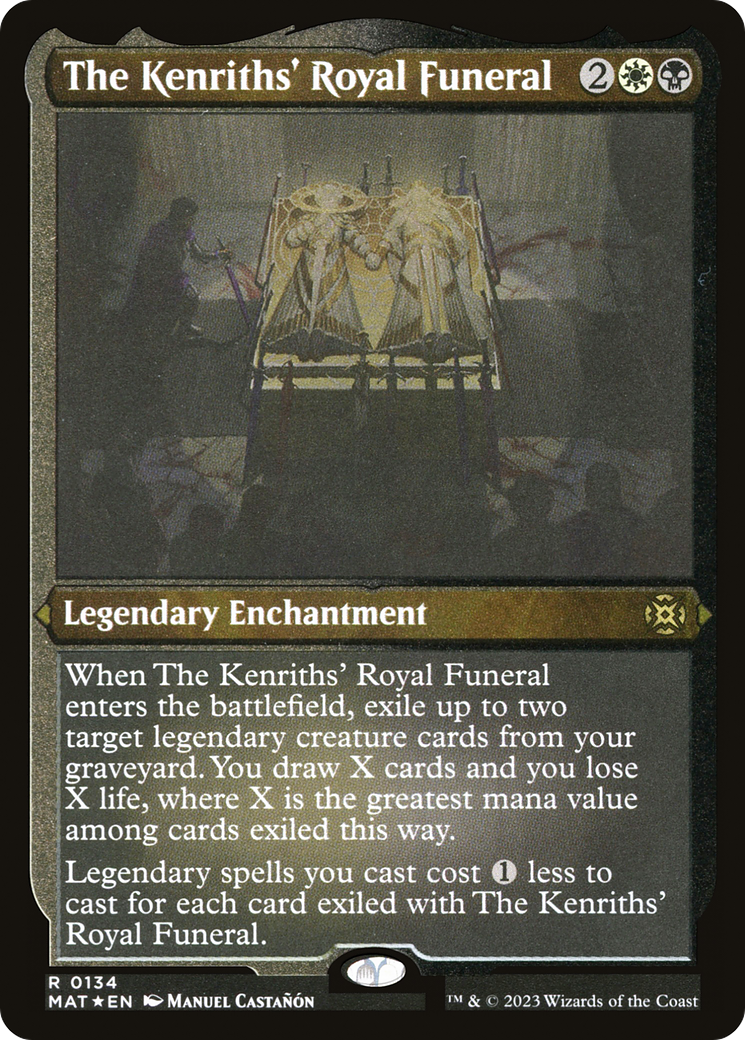 Image of The Kenriths' Royal Funeral (Foil Etched) [March of the Machine: The Aftermath]