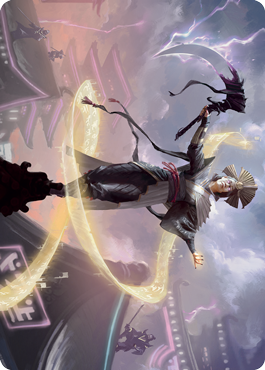 Image of Naomi, Pillar of Order Art Card [Kamigawa: Neon Dynasty Art Series]