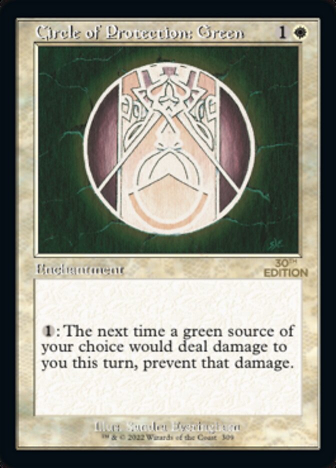 Image of Circle of Protection: Green (Retro) [30th Anniversary Edition]