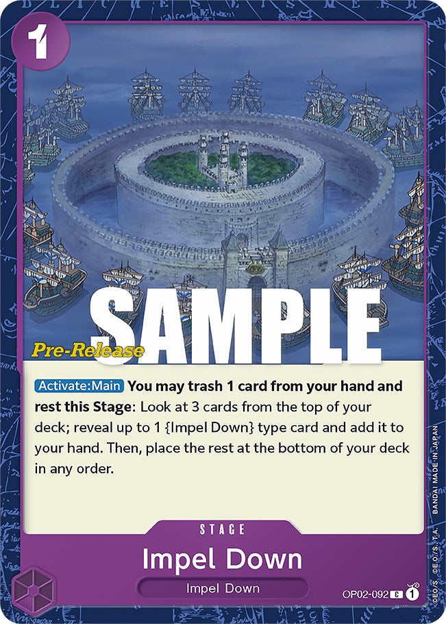 Image of Impel Down [Paramount War Pre-Release Cards]