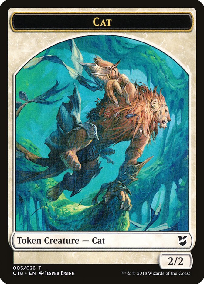 Image of Cat Token [Commander 2018 Tokens]