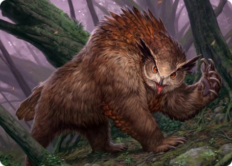 Image of Owlbear Art Card [Dungeons & Dragons: Adventures in the Forgotten Realms Art Series]