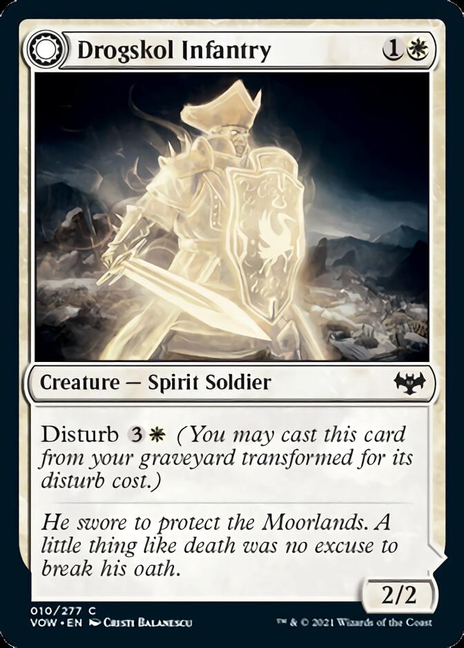Image of Drogskol Infantry // Drogskol Armaments [Innistrad: Crimson Vow]