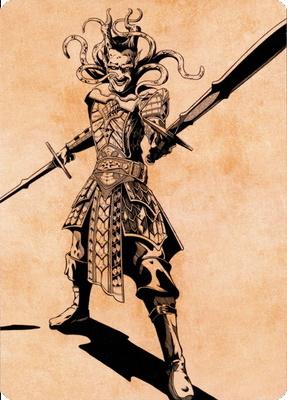 Image of Zevlor, Elturel Exile Art Card (78) [Commander Legends: Battle for Baldur's Gate Art Series]