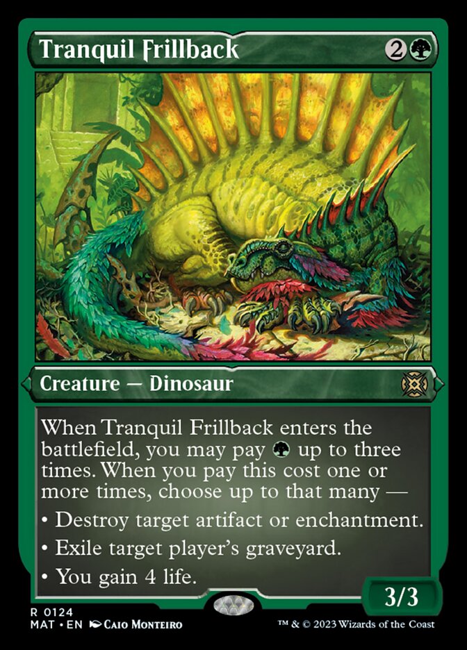 Image of Tranquil Frillback (Foil Etched) [March of the Machine: The Aftermath]