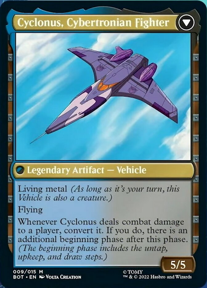 Image of Cyclonus, the Saboteur // Cyclonus, Cybertronian Fighter [Transformers]