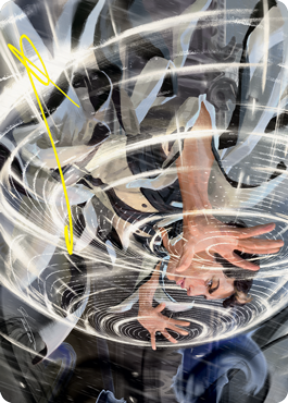 Image of Selfless Glyphweaver Art Card (Gold-Stamped Signature) [Strixhaven: School of Mages Art Series]