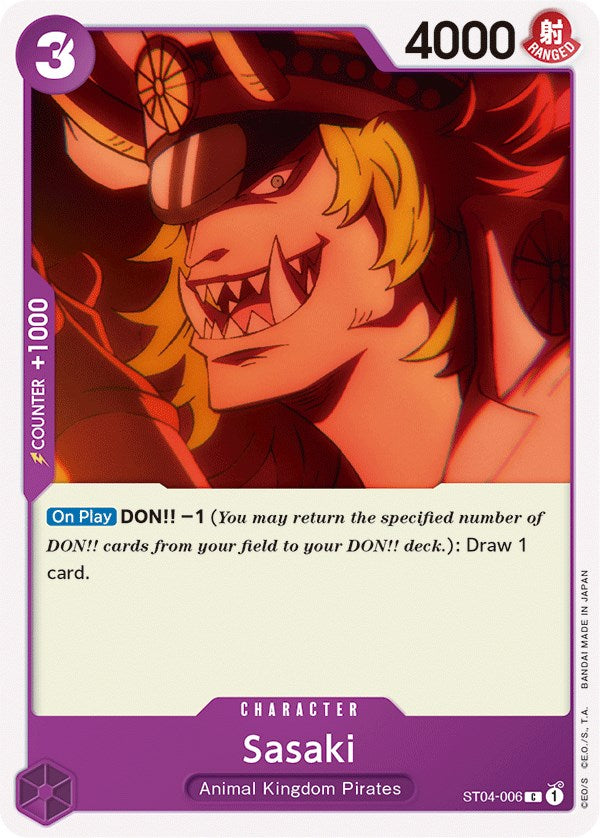 Image of Sasaki [Starter Deck: Animal Kingdom Pirates]