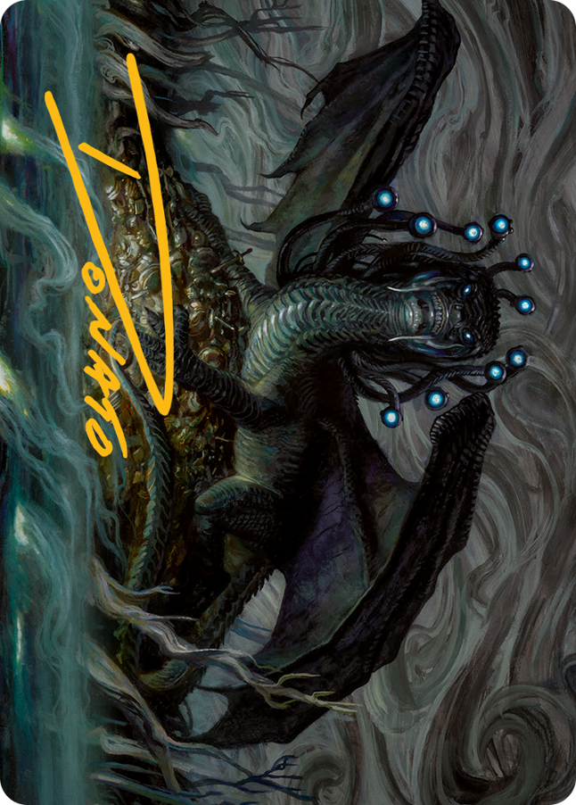 Image of Oculus Whelp Art Card (Gold-Stamped Signature) [March of the Machine Art Series]