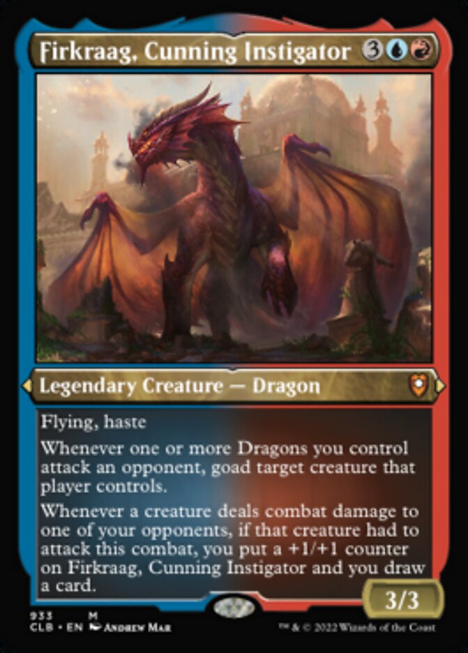 Image of Firkraag, Cunning Instigator (Display Commander) (Foil Etched) [Commander Legends: Battle for Baldur's Gate]