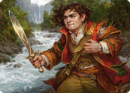 Image of Frodo Baggins Art Card (16/81) [The Lord of the Rings: Tales of Middle-earth Art Series]