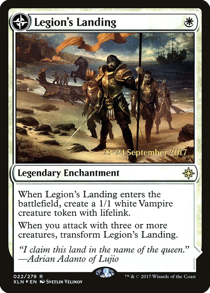 Image of Legion's Landing // Adanto, the First Fort [Ixalan Prerelease Promos]
