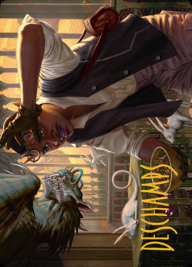 Image of Bennie Bracks, Zoologist Art Card (Gold-Stamped Signature) [Streets of New Capenna Art Series]