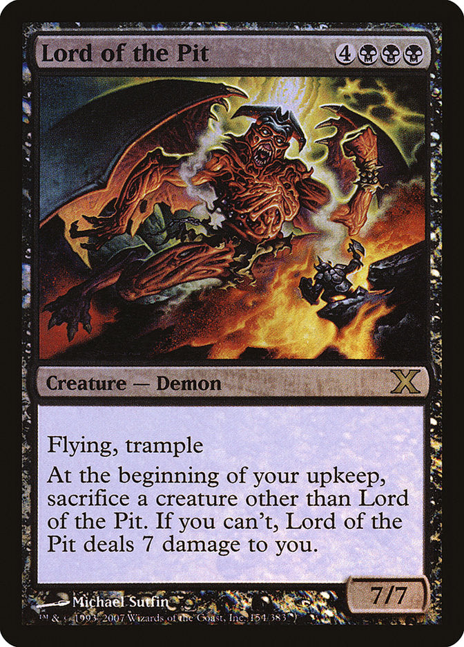 Image of Lord of the Pit (Premium Foil) [Tenth Edition]