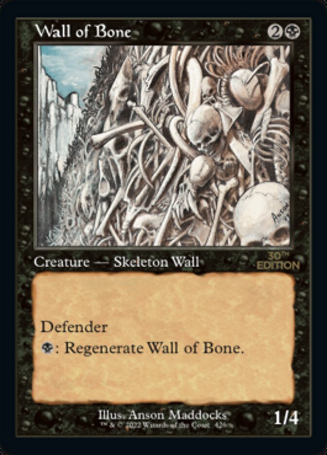 Image of Wall of Bone (Retro) [30th Anniversary Edition]