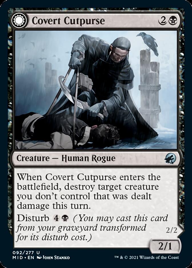 Image of Covert Cutpurse // Covetous Geist [Innistrad: Midnight Hunt]