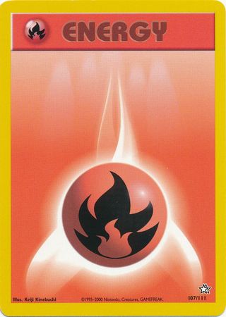 Fire Energy (107/111) [Neo Genesis Unlimited]