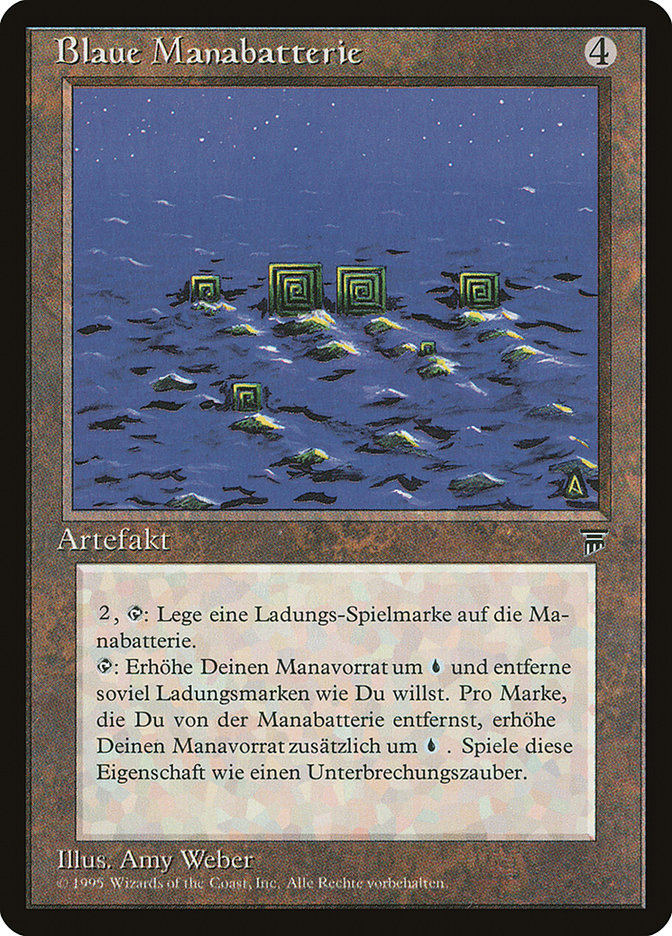 Image of Blue Mana Battery (German) - 