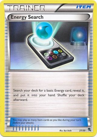 Image of Energy Search (27/30) [Black & White: Trainer Kit - Zoroark]