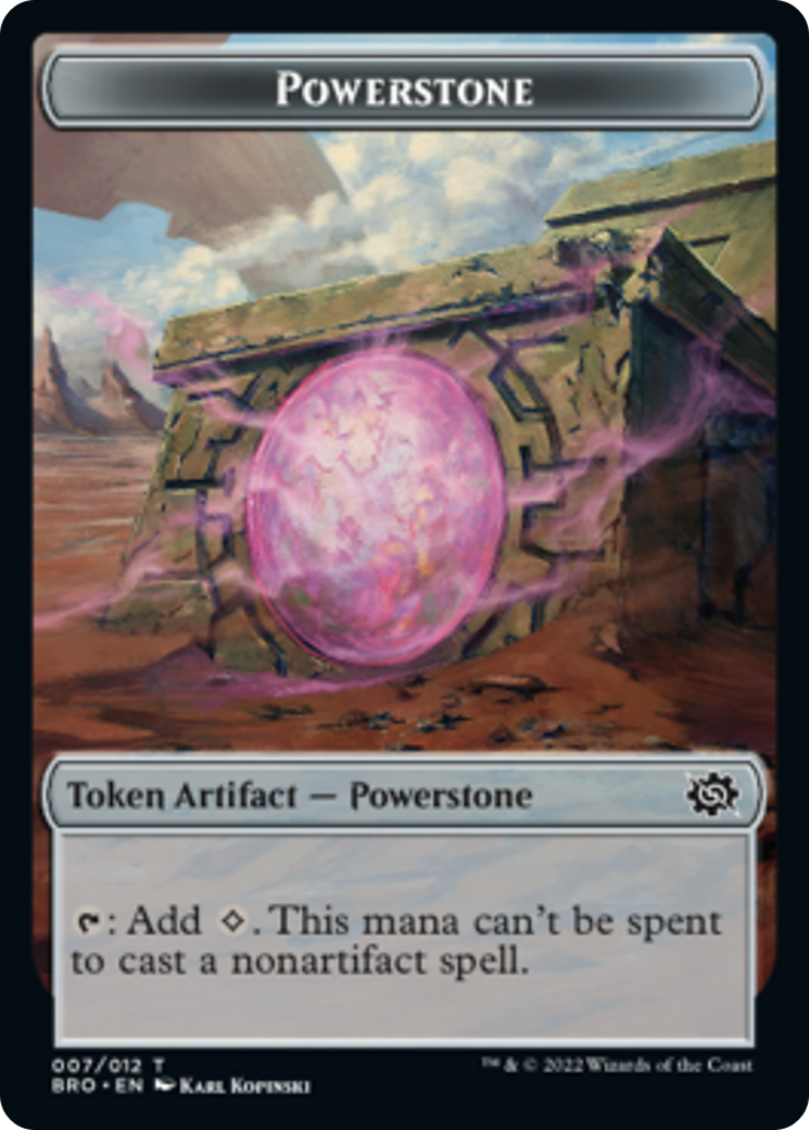 Image of Powerstone Token [The Brothers' War Tokens]