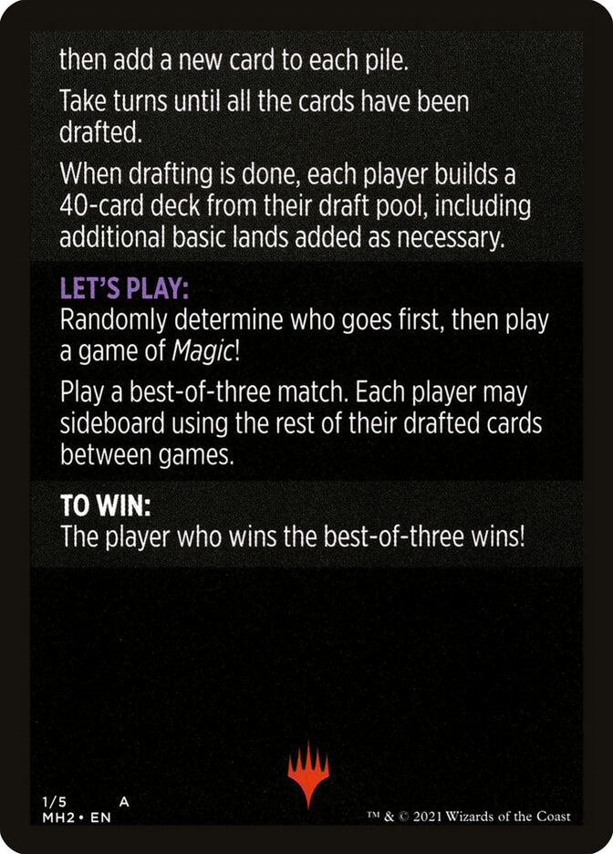 Image of Winchester Draft (Magic Minigame) [Modern Horizons 2 Minigame]
