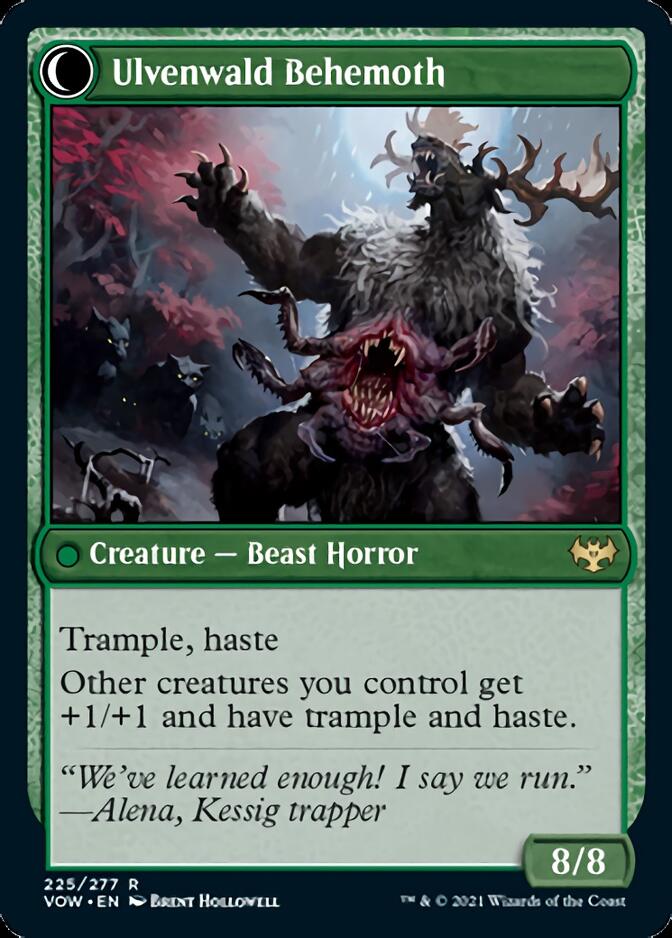 Image of Ulvenwald Oddity // Ulvenwald Behemoth [Innistrad: Crimson Vow]