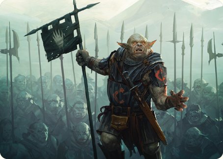 Image of Ugluk of the White Hand Art Card [The Lord of the Rings: Tales of Middle-earth Art Series]