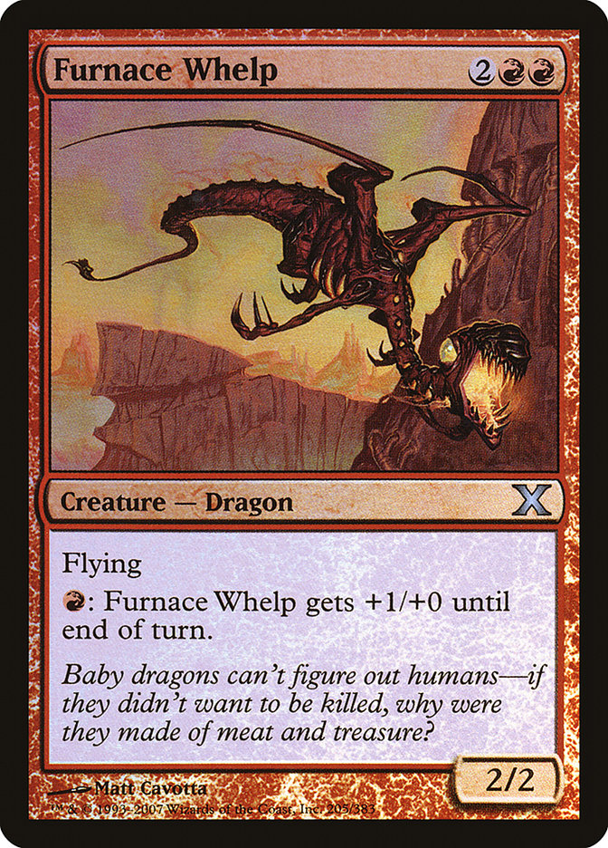 Image of Furnace Whelp (Premium Foil) [Tenth Edition]