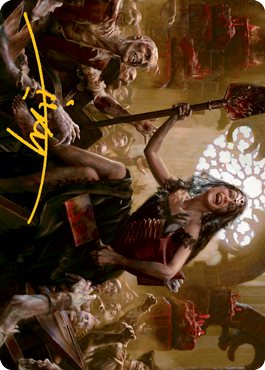 Image of Gisa, Glorious Resurrector Art Card (Gold-Stamped Signature) [Innistrad: Midnight Hunt Art Series]
