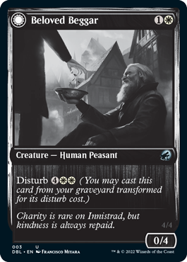 Image of Beloved Beggar // Generous Soul [Innistrad: Double Feature]