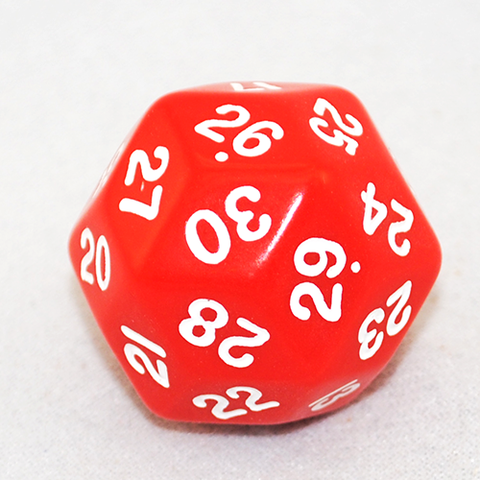 Image of 30 Sided Dice - D30