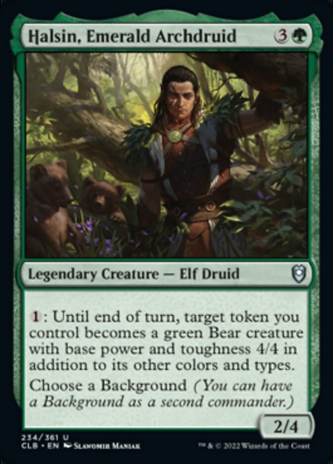 Image of Halsin, Emerald Archdruid [Commander Legends: Battle for Baldur's Gate]