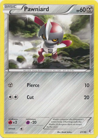 Image of Pawniard (21/30) [XY: Trainer Kit 1 - Bisharp]