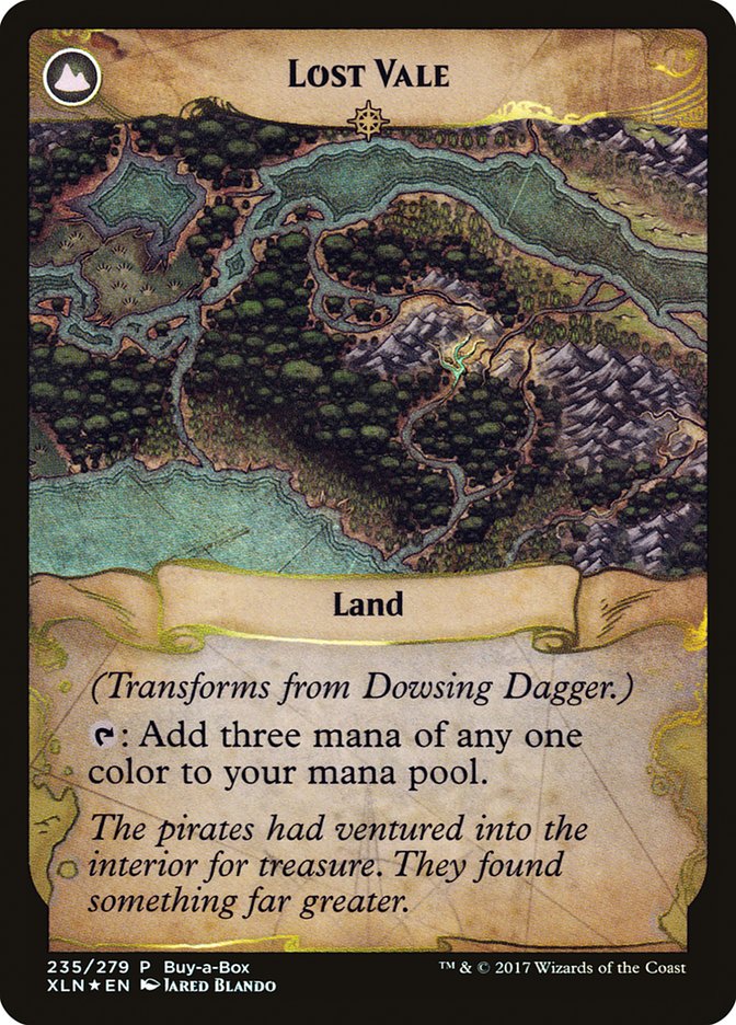 Image of Dowsing Dagger // Lost Vale (Buy-A-Box) [Ixalan Treasure Chest]