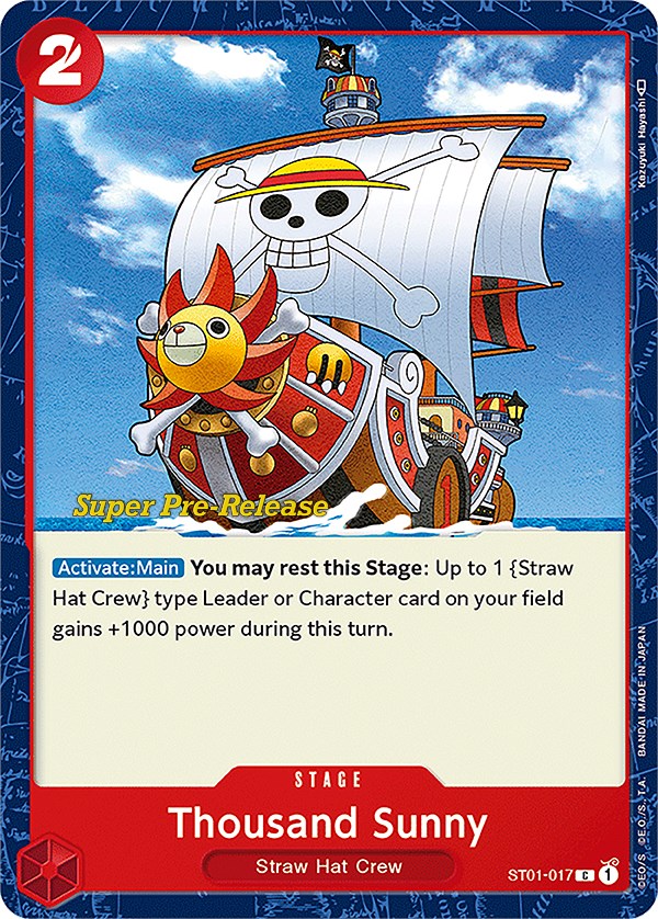 Image of Thousand Sunny [Super Pre-Release Starter Deck: Straw Hat Crew]
