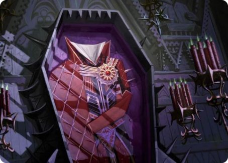 Image of Groom's Finery Art Card [Innistrad: Crimson Vow Art Series]