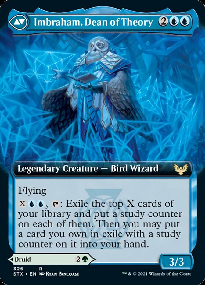 Image of Kianne, Dean of Substance // Imbraham, Dean of Theory (Extended Art) [Strixhaven: School of Mages]
