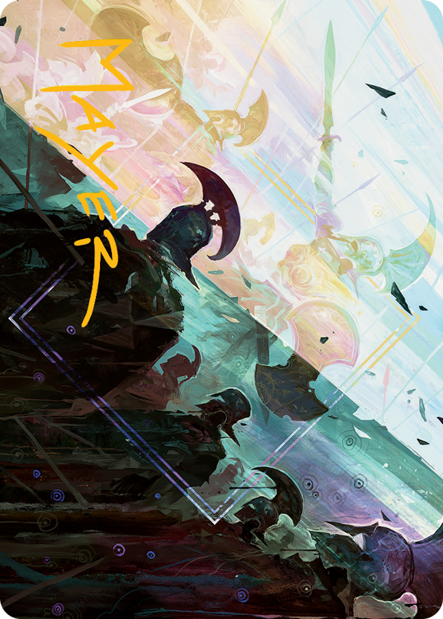 Image of Surge of Salvation Art Card (Gold-Stamped Signature) [March of the Machine Art Series]