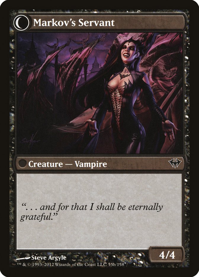 Image of Chosen of Markov // Markov's Servant [Dark Ascension]