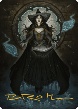 Image of Tasha, the Witch Queen Art Card (76) (Gold-Stamped Signature) [Commander Legends: Battle for Baldur's Gate Art Series]