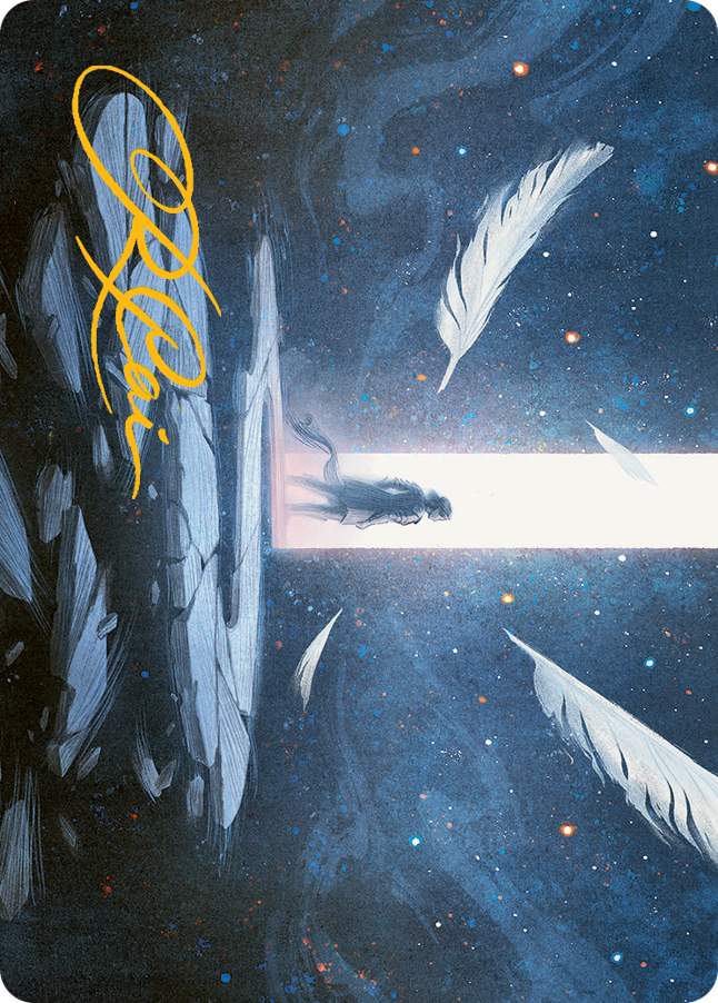 Image of Moment of Truth Art Card (Gold-Stamped Signature) [March of the Machine Art Series]