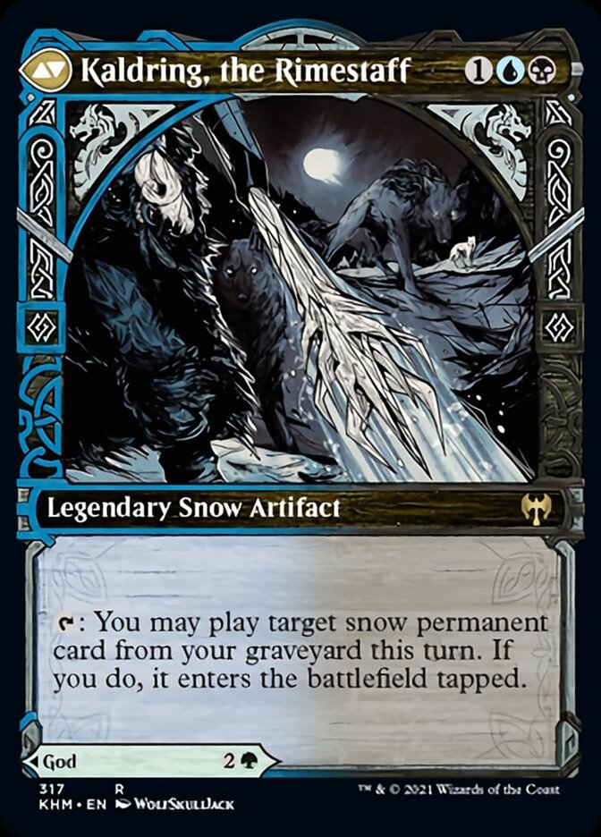 Image of Jorn, God of Winter // Kaldring, the Rimestaff (Showcase) [Kaldheim]