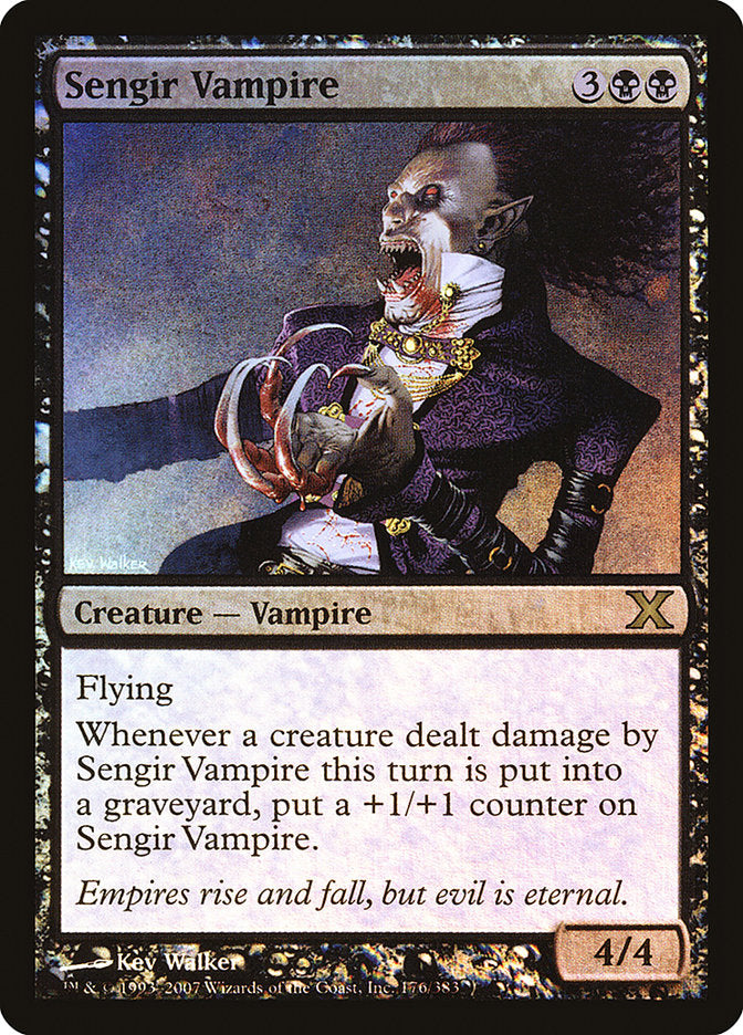 Image of Sengir Vampire (Premium Foil) [Tenth Edition]